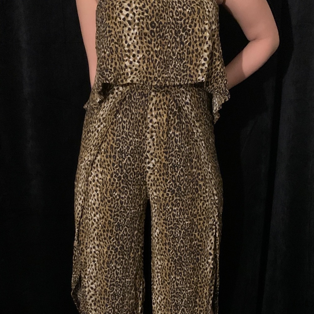 One piece leopard jumper